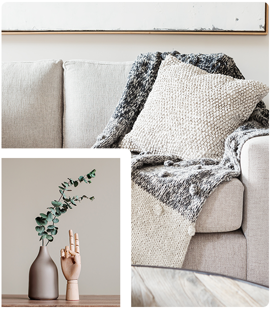 Create a unique atmosphere by choosing your decor